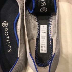 Rothy’s pearl metallic pointed toe, size 9.5